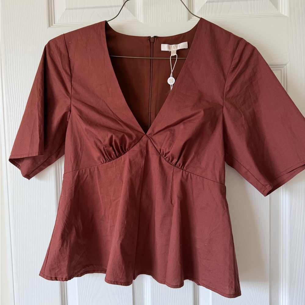NEW - Nordstrom Chocolate Brown Top